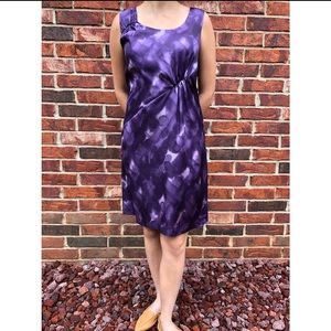 Vera Wang Sleeveless Purple Dress